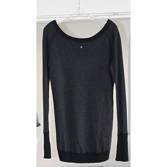 Lululemon - sz Large - Chai Time II Pullover in Black/Heathered Deep Coal - Picture 5 of 14